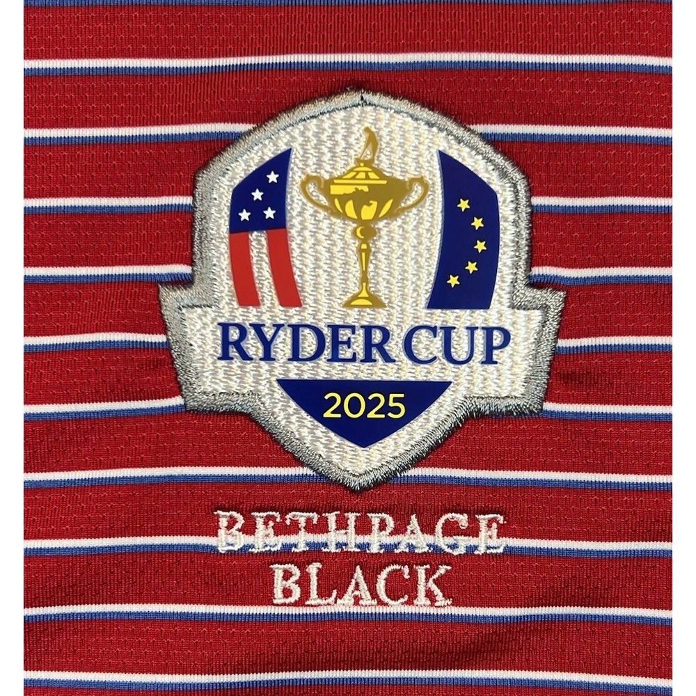 Holderness & Bourne Airation 2025 Ryder Cup Golf Polo The Springer Red Small
